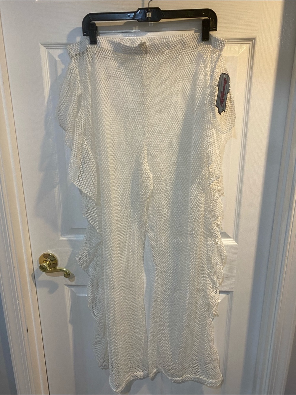 Cacia size 3x coverup white pants